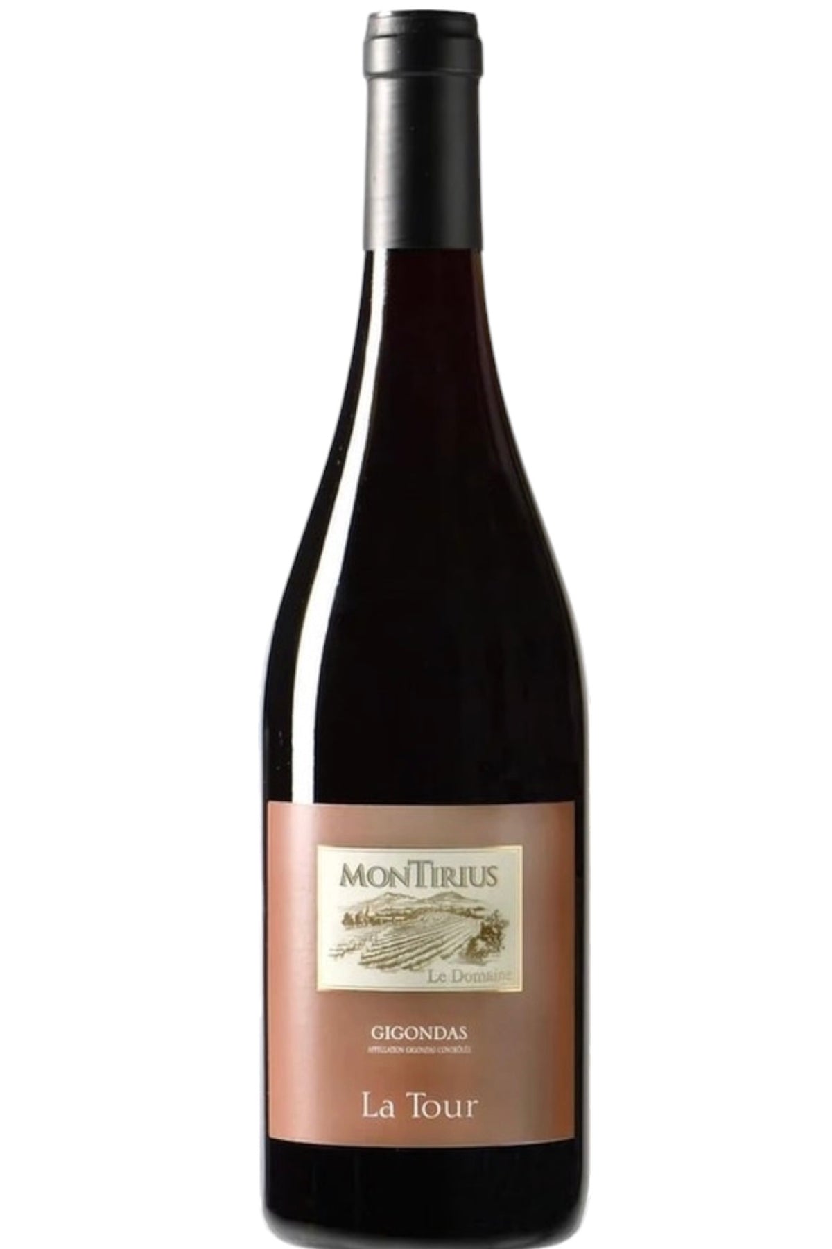 Montirius 2021 Gigondas La Tour Biodynamic Red Wine 80% Grenache 20% Mourvedre No Oak Cement Vat Southern Rhone France 750ml