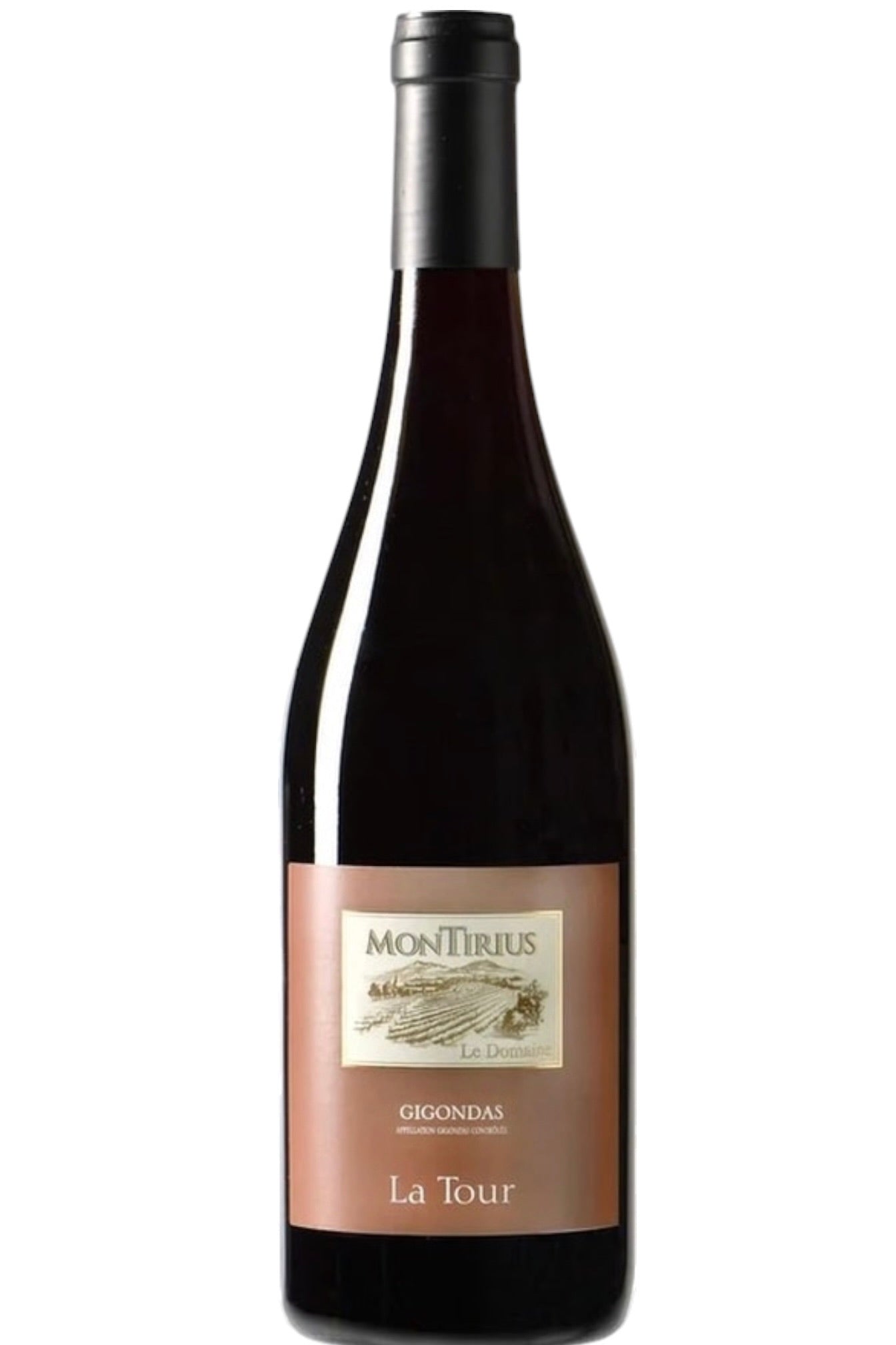 Montirius 2021 Gigondas La Tour Biodynamic Red Wine 80% Grenache 20% Mourvedre No Oak Cement Vat Southern Rhone France 750ml
