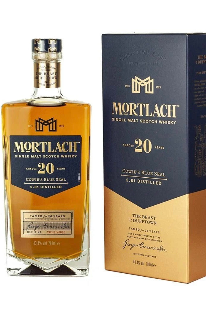 Mortlach 20 Year Old "Cowie’s Blue Seal" Single Malt  Scotch Whisky