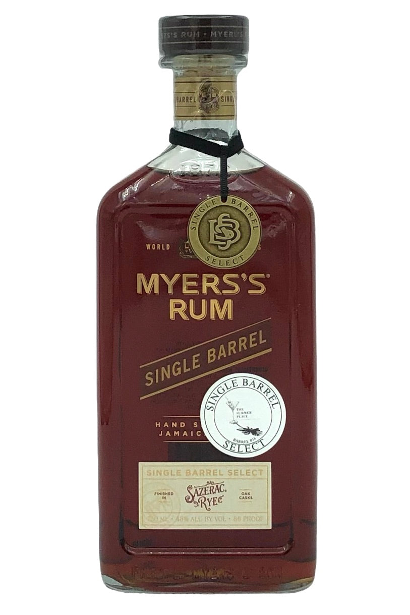 Myers's Single Barrel "Aged in Sazerac Barrels" Jamaican Rum