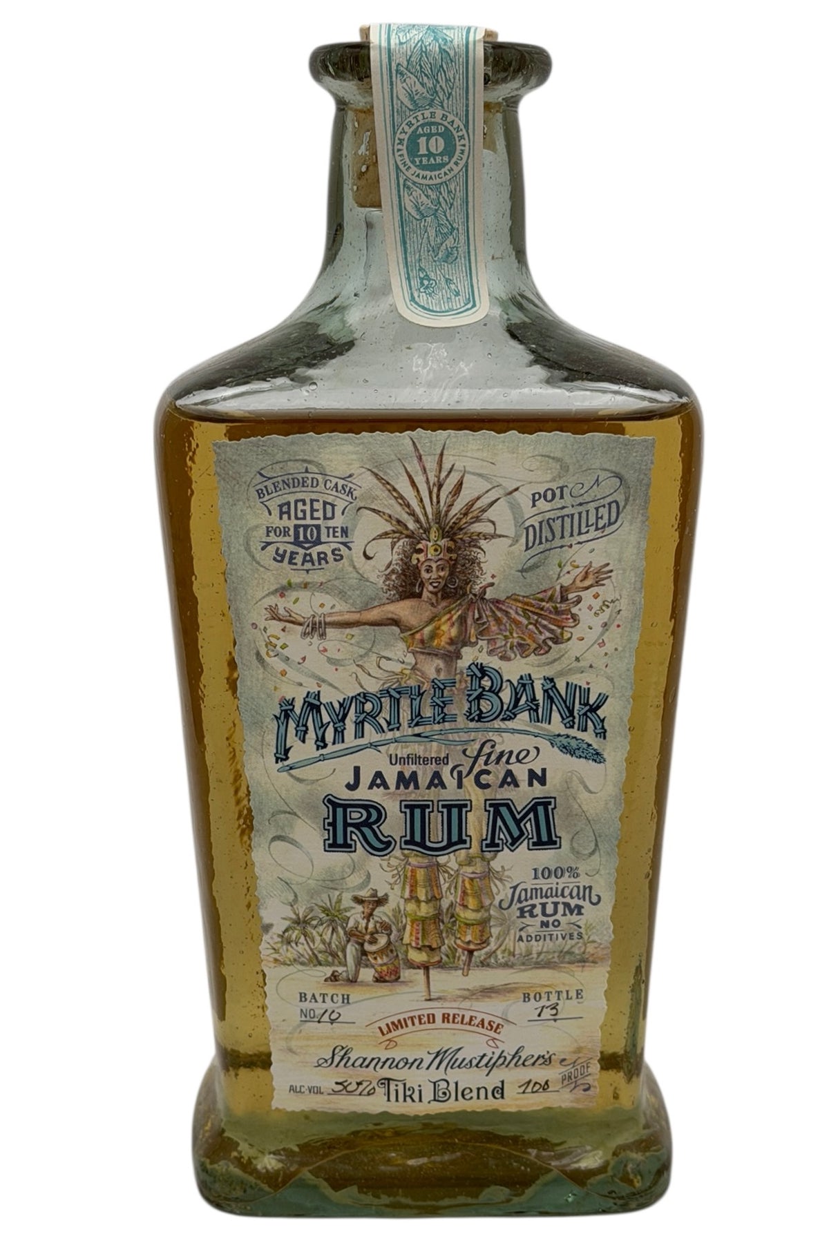 Myrtle Bank 10 year old Jamaican Rum Batch 10 "Tiki Blend"