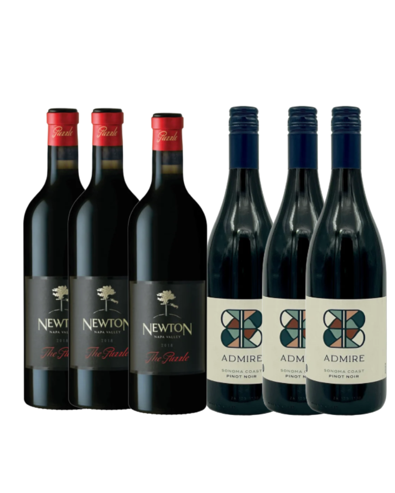 Newton Puzzle Red & Admire Dan Kosta Pinot — 6 Bottle Winemaker Experience