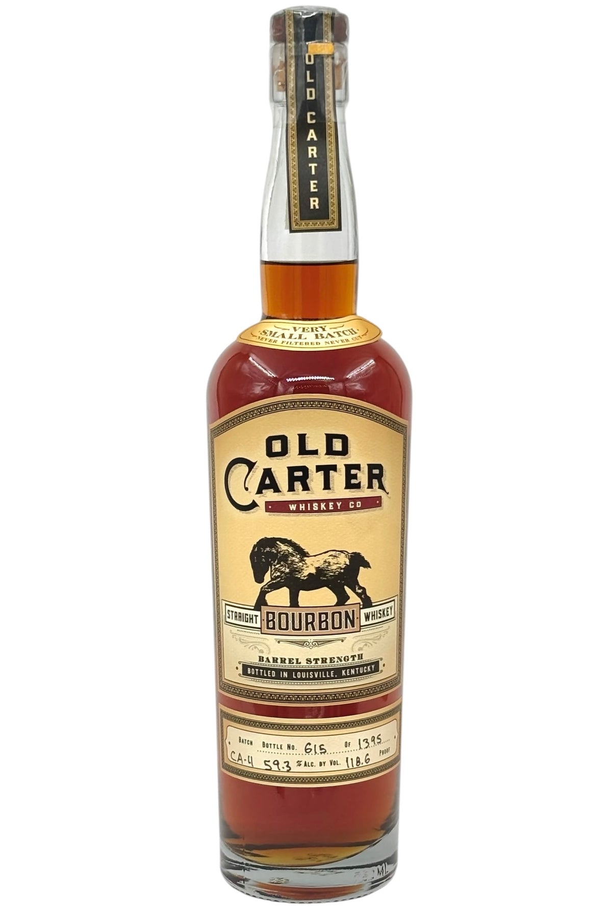 Old Carter Batch 4-CA Barrel Strength Straight Bourbon Whiskey
