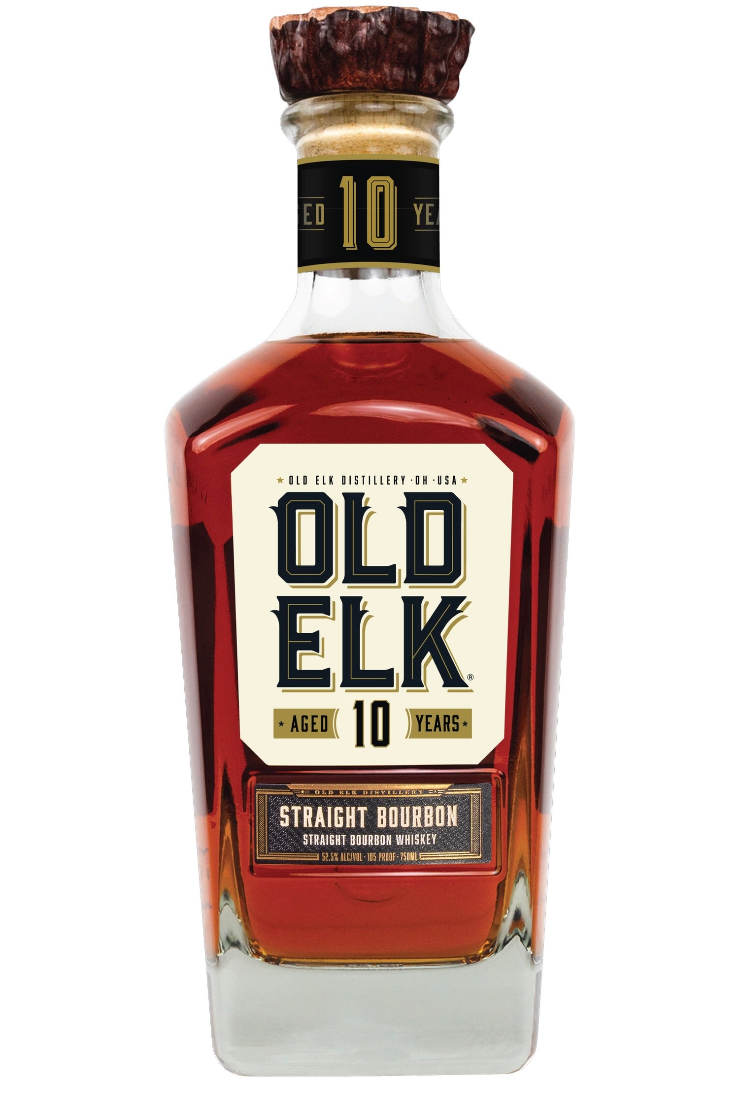 Old Elk 10 Year Old Straight Bourbon Whiskey 750ml From the 10 Year Collection