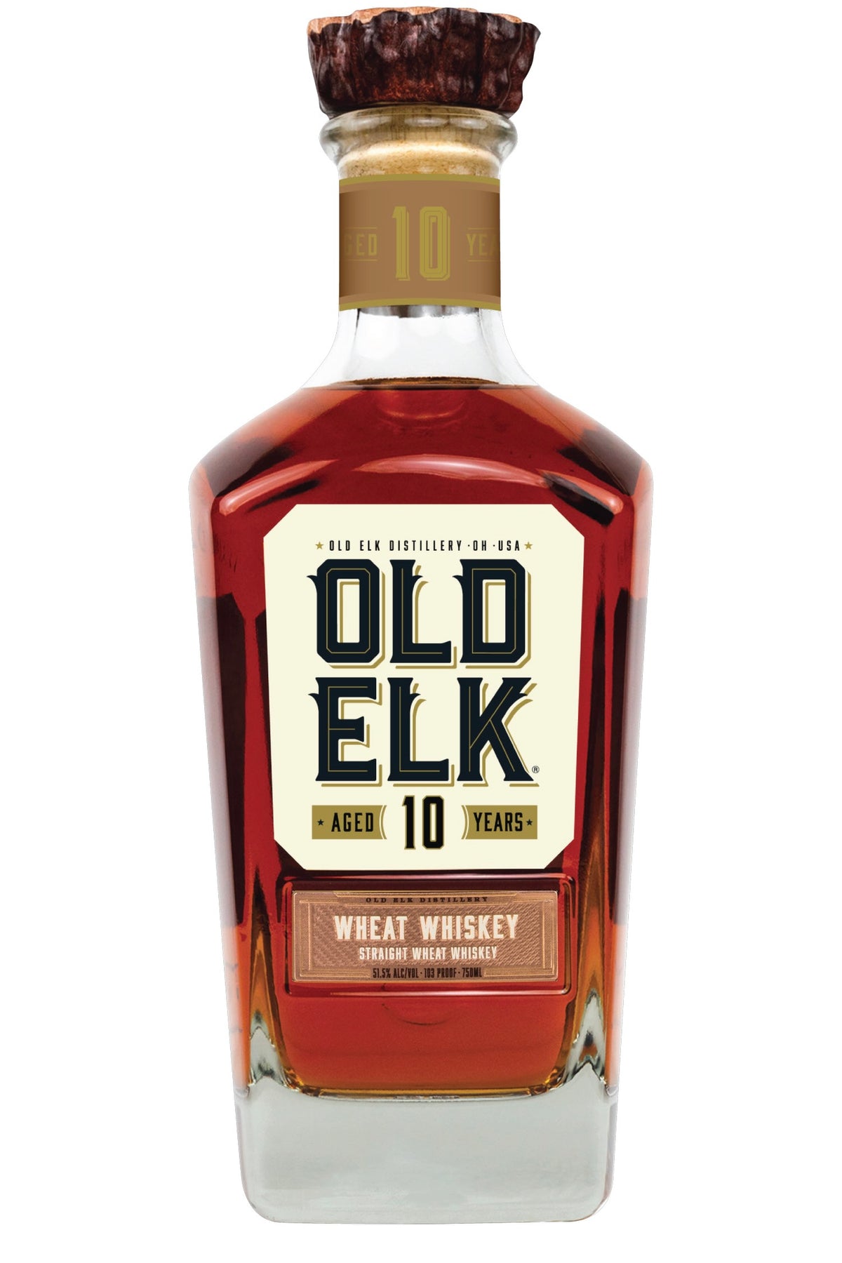 Old Elk 10 Year Old Straight Wheat Whiskey 750ml from the 10-Year Collection