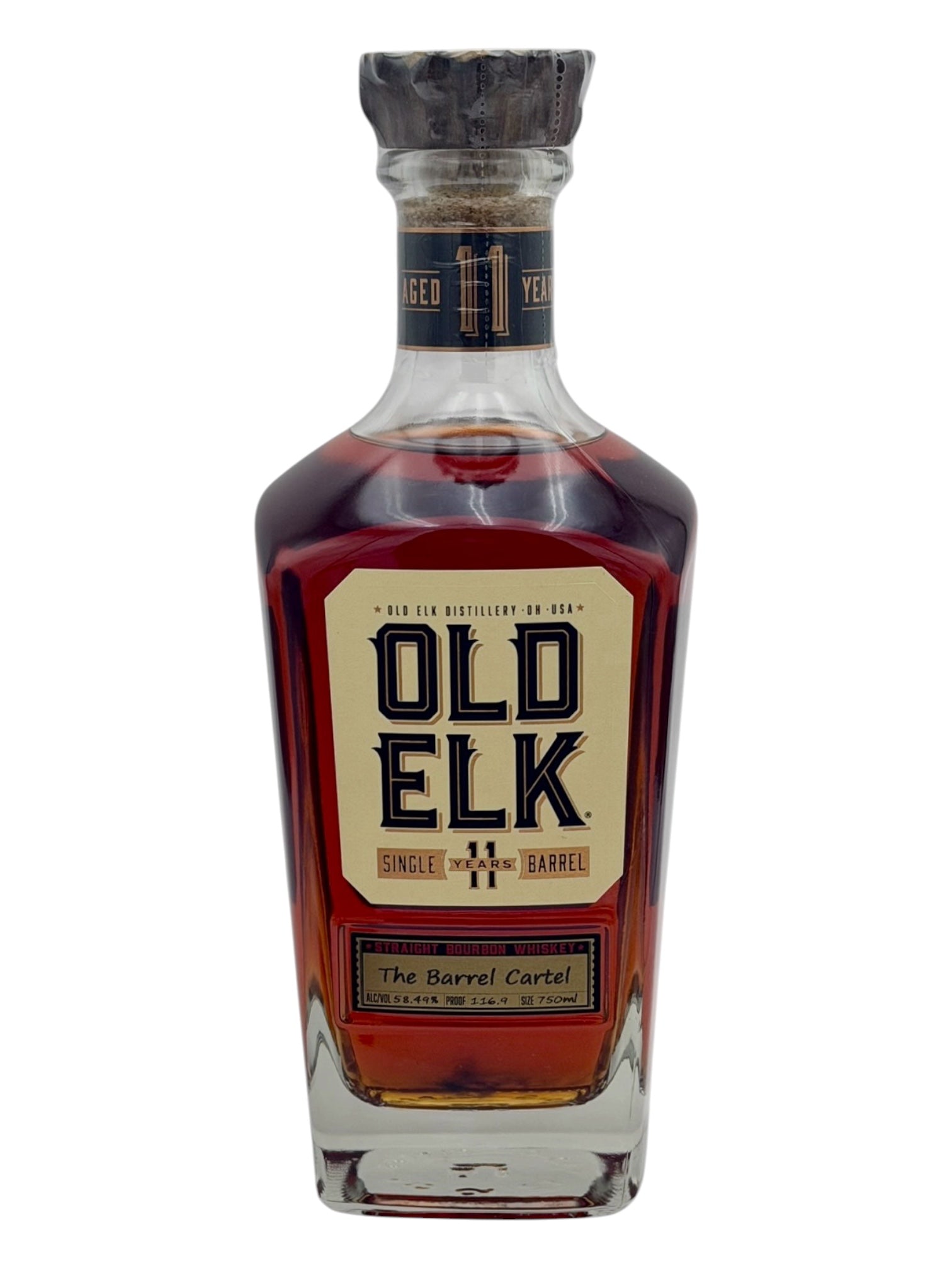 Old Elk 11 Year Old Single Barrel Bourbon Whiskey "The Barrel Cartel" 750ml