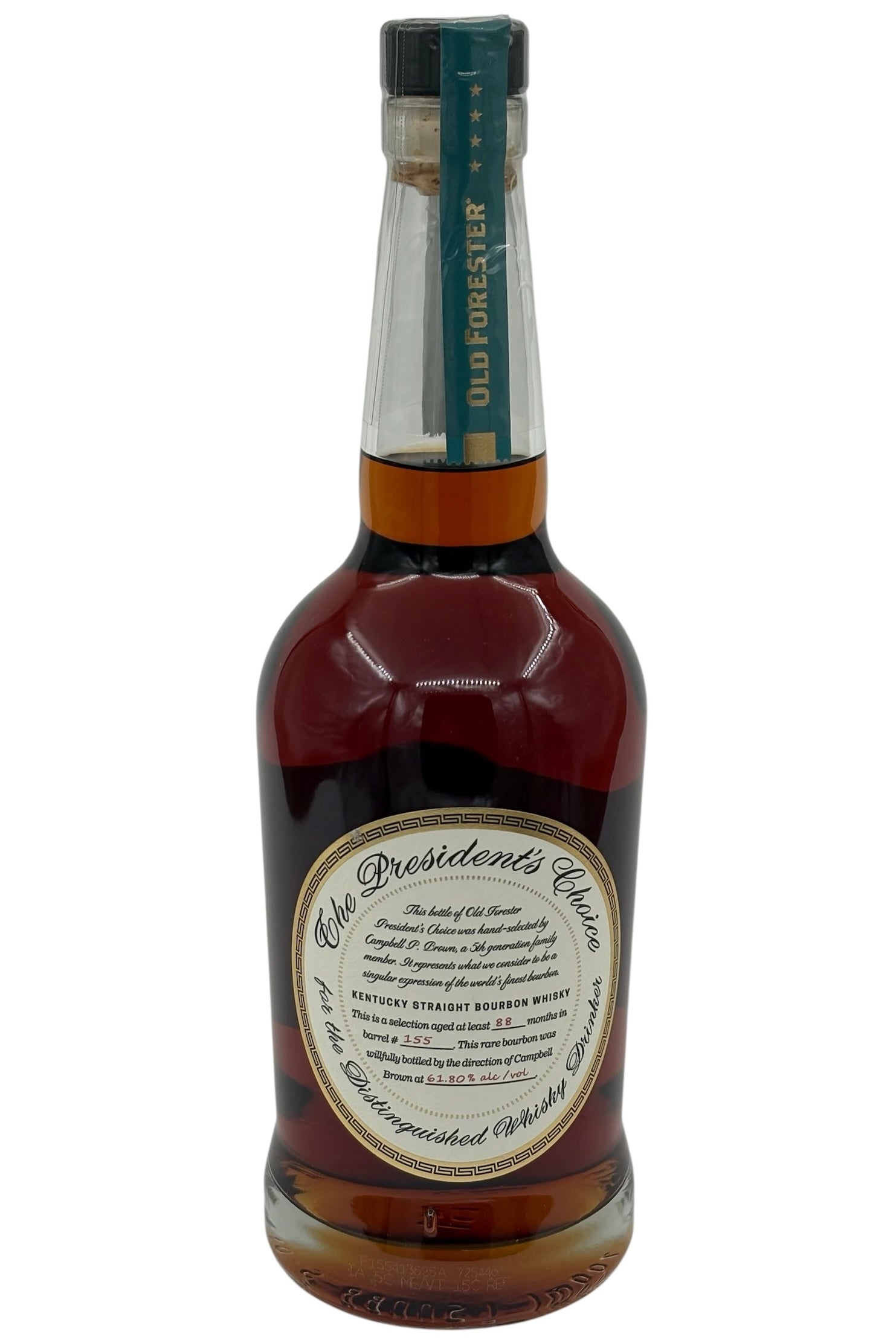 Old Forester "The President's Choice" Kentucky Straight Bourbon Whisky
