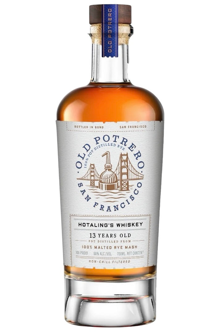 Old Potrero 13 Year Old Bottled in Bond Hotaling's Rye Whiskey