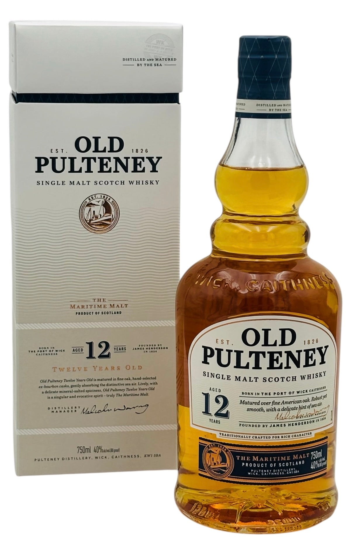 Buy Old Pulteney 12 Year Old Single Malt Scotch Whisky Online