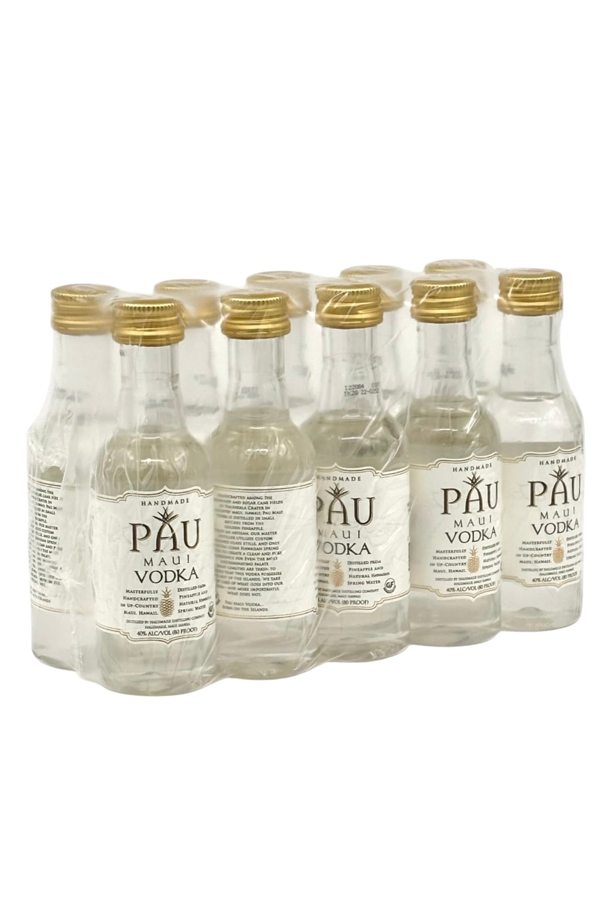 PAU Maui Hand Craft Vodka 10 x 50 ml