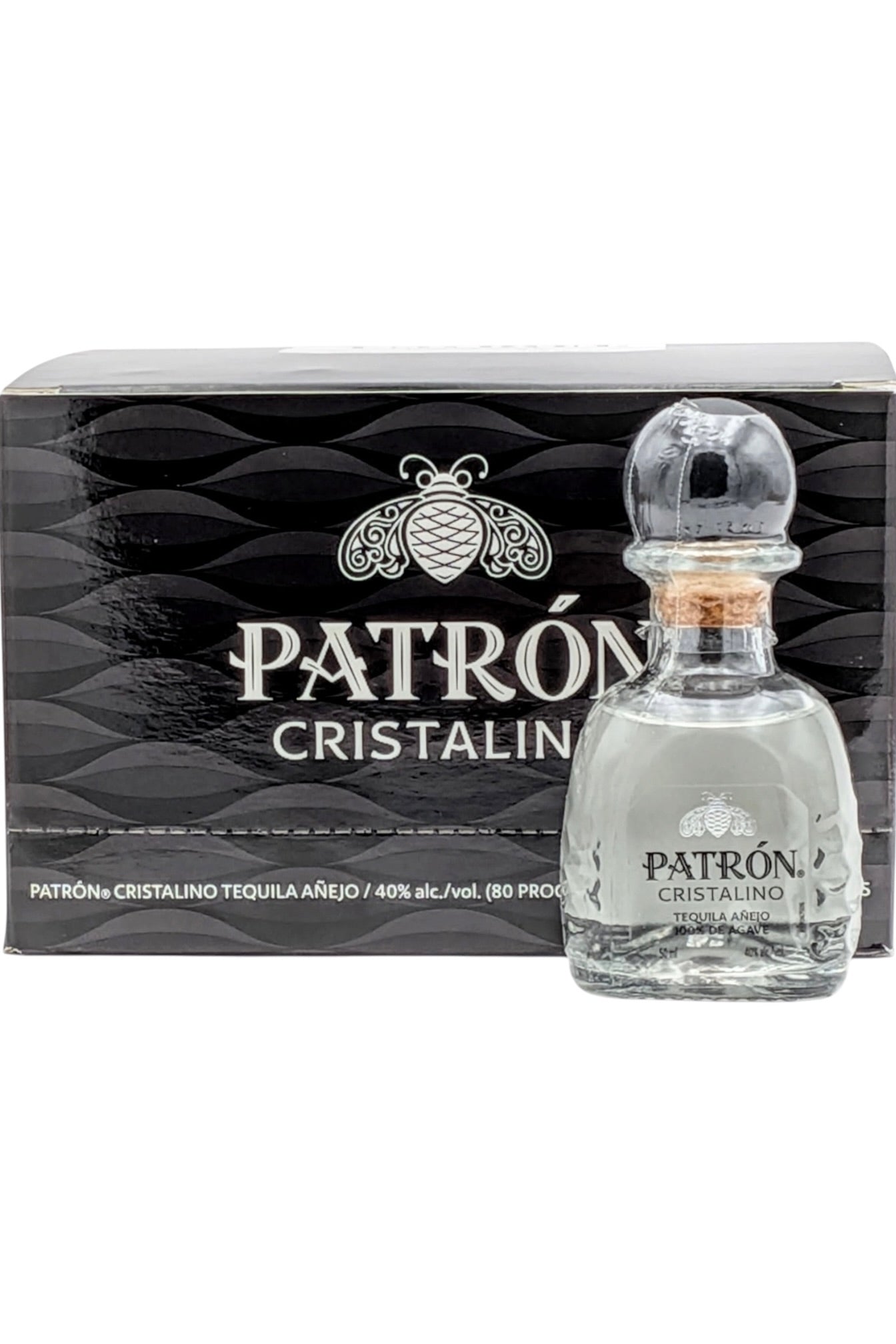 Patron Cristalino Anejo Tequila 12 x 50 ml