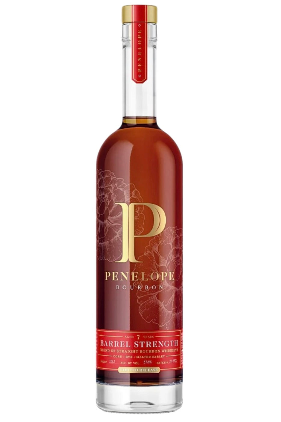 Penelope Barrel Strength 7 Year Old Bourbon Whiskey 115.2 Proof 750ml