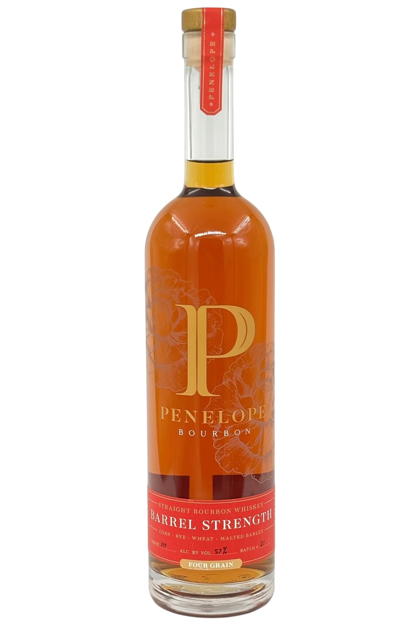 Penelope Barrel Strength Four Grain Bourbon Whiskey
