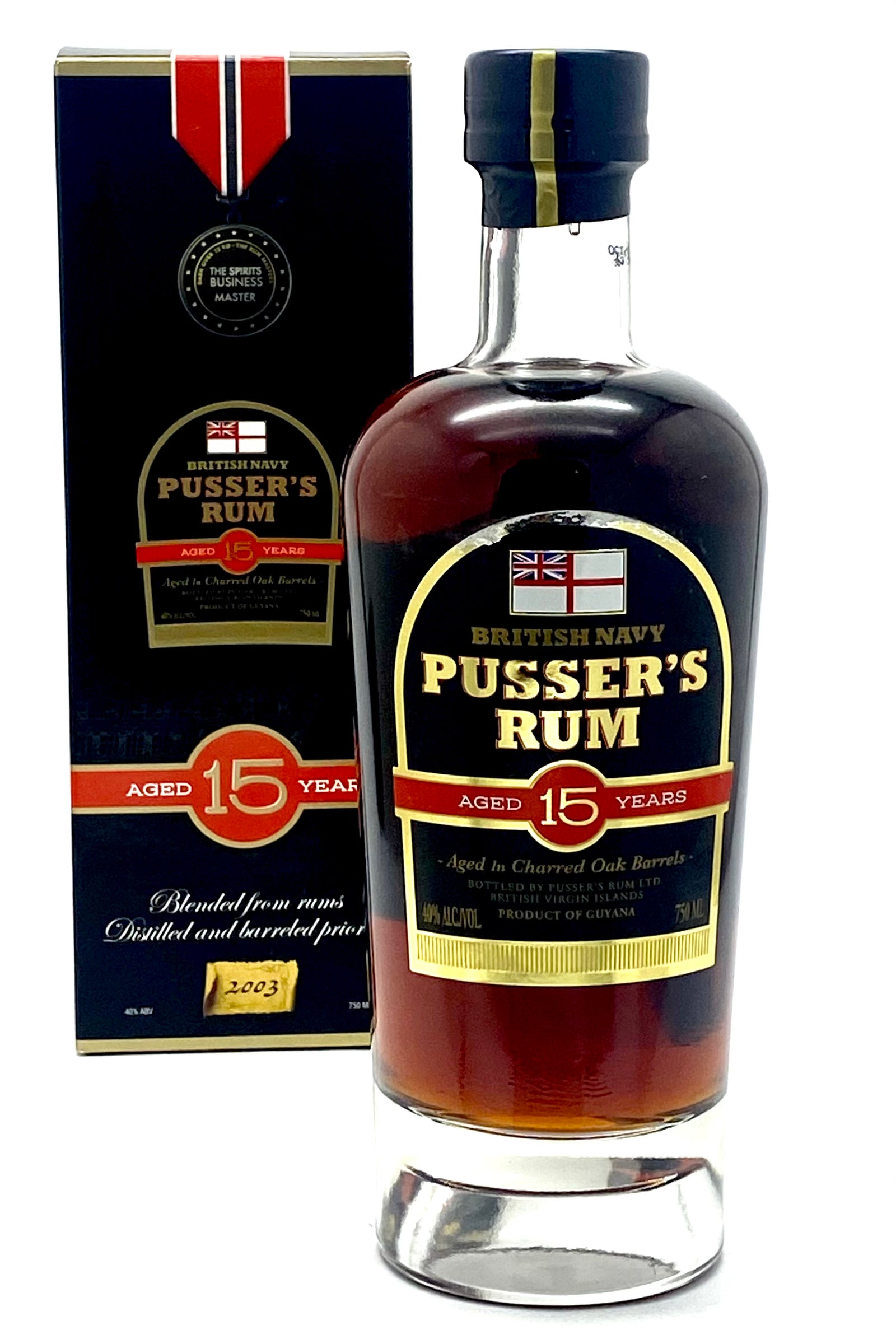 Pusser's British Navy Rum Aged 15 Years Nelson's Blood 750ml
