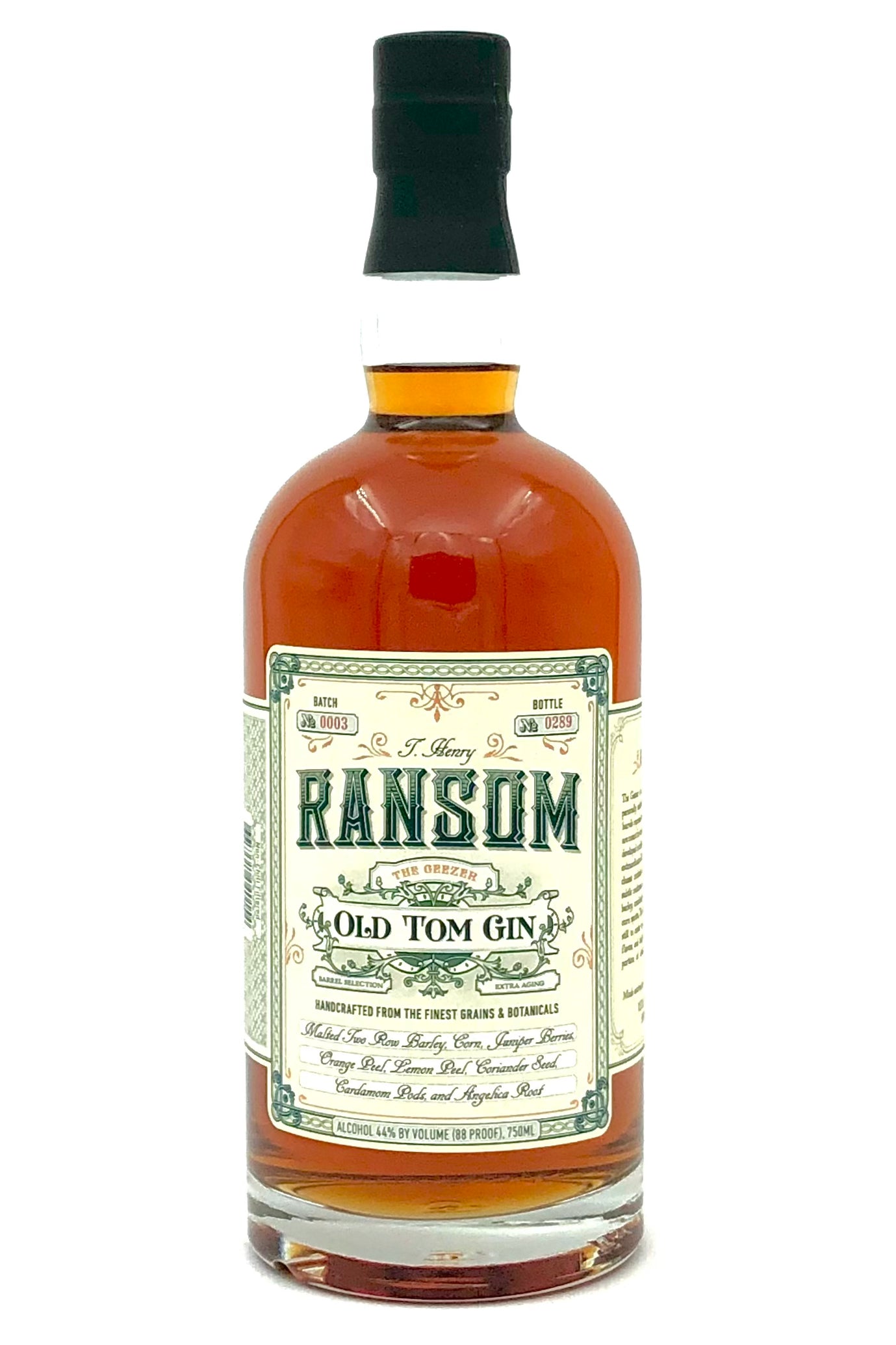 Ransom "The Geezer" Old Tom Gin