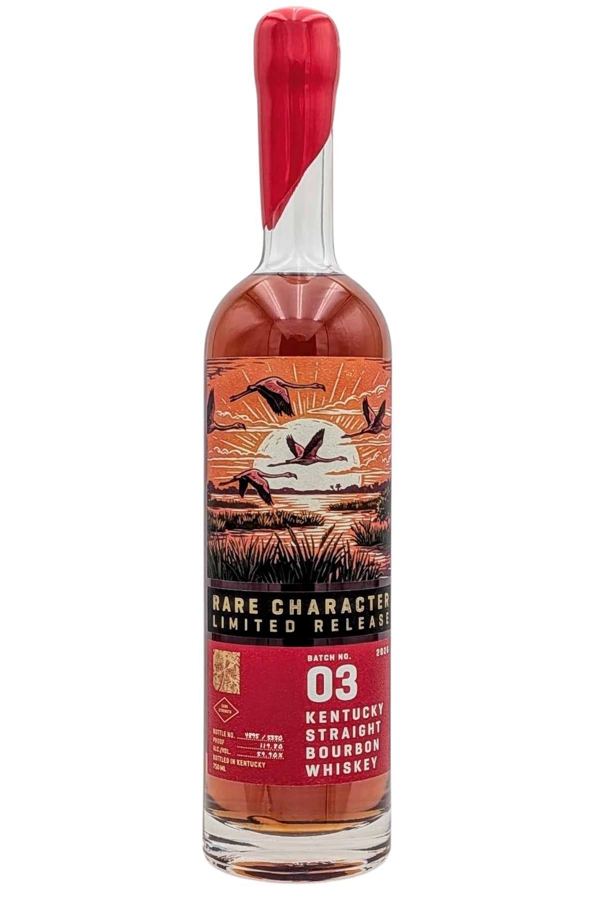 Rare Character Limited Release RCLR 2026 Q1 Batch 03 Straight Kentucky Bourbon Whiskey Multi Age Blend High Proof Collector Limited 5350 Bottles Pablo Moix Peter Nevenglosky 119.8 Proof 59.9% ABV 750ml