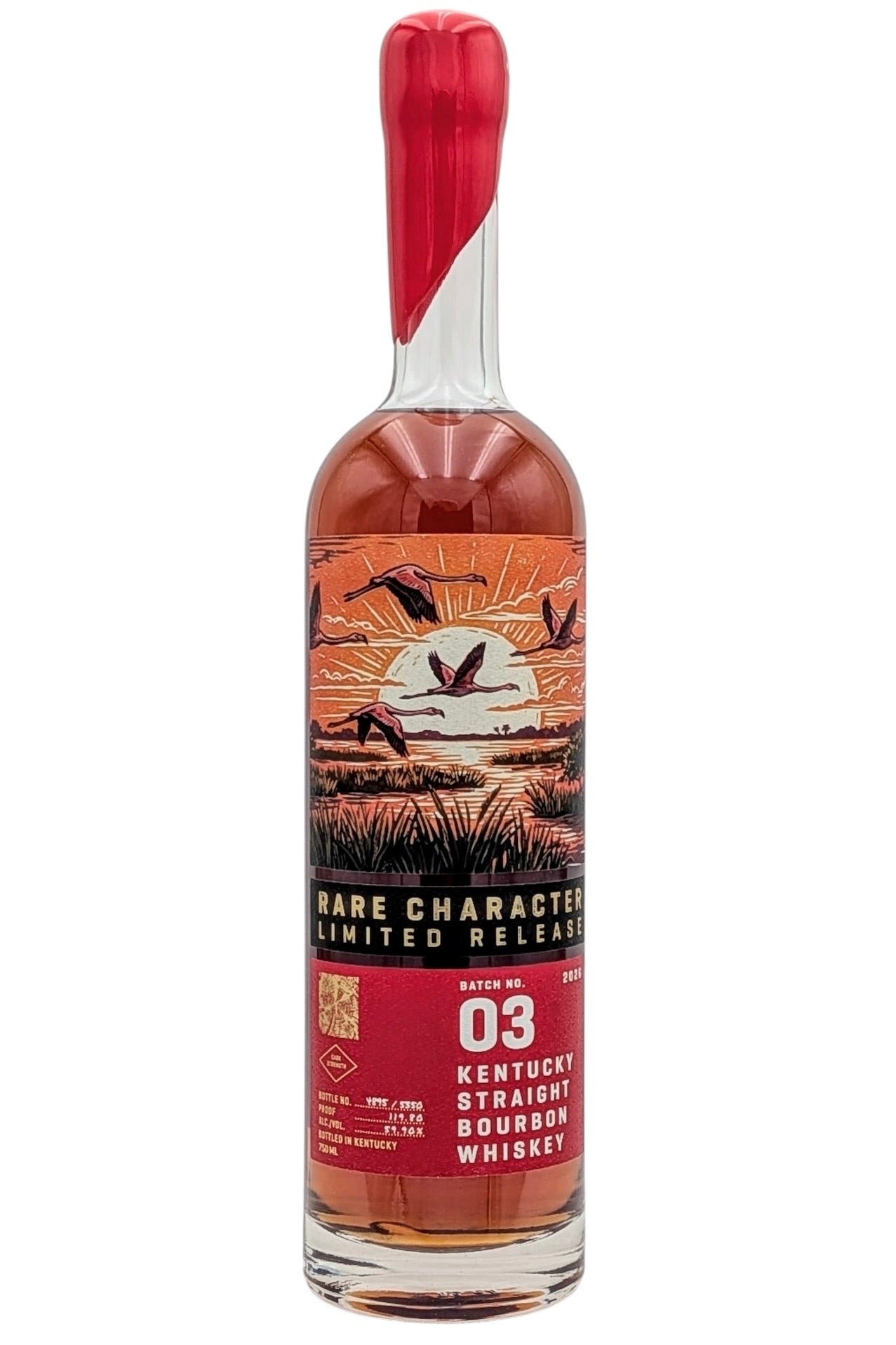 Rare Character Limited Release RCLR 2026 Q1 Batch 03 Straight Kentucky Bourbon Whiskey Multi Age Blend High Proof Collector Limited 5350 Bottles Pablo Moix Peter Nevenglosky 119.8 Proof 59.9% ABV 750ml