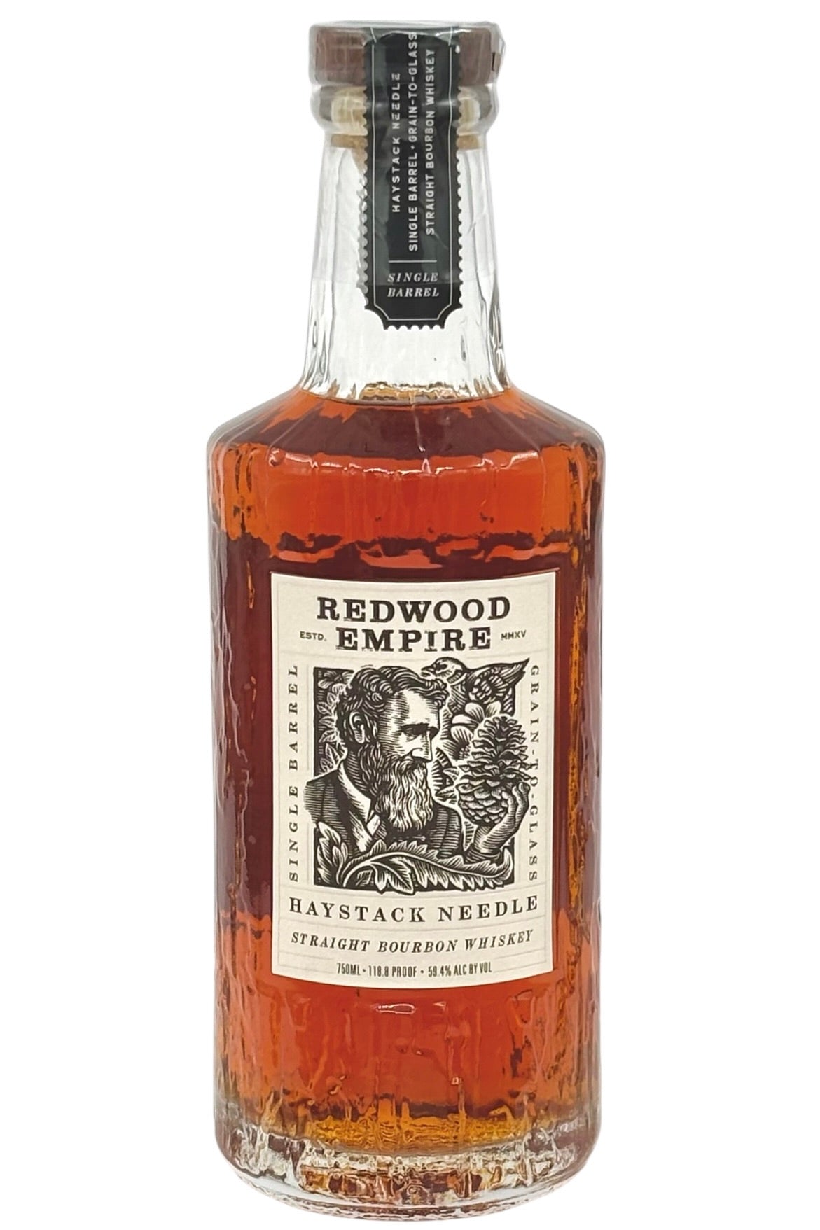 Redwood Empire Haystack Needle Single Barrel #2172 8 Year Old Bourbon Whiskey