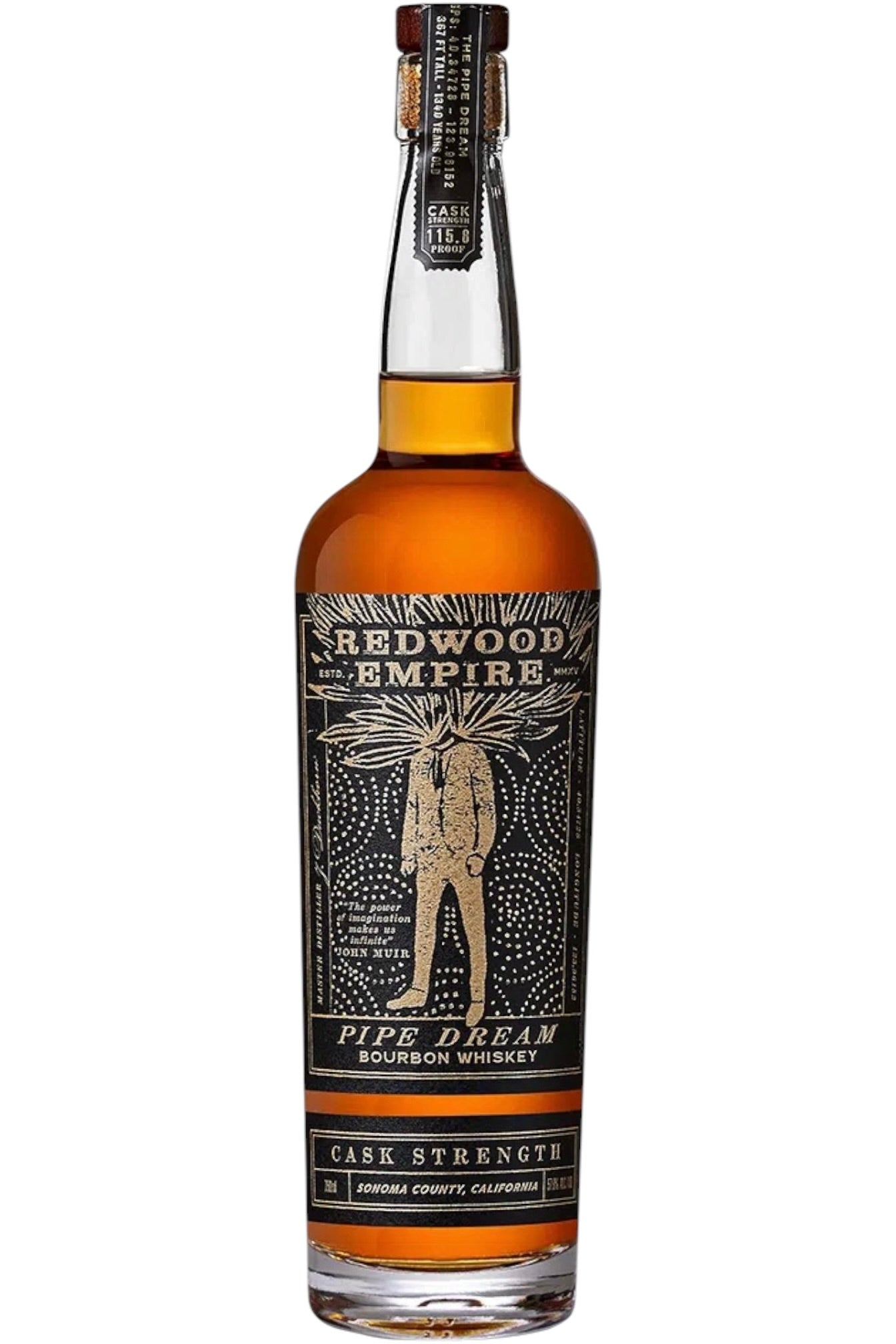 Redwood Empire Pipe Dream Cask Strength Bourbon Whiskey