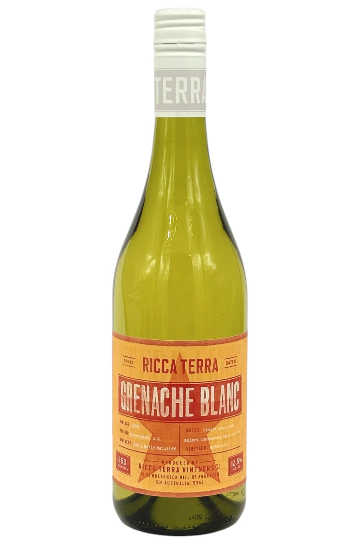 Ricca Terra 2024 Grenache Blanc Riverland Australia