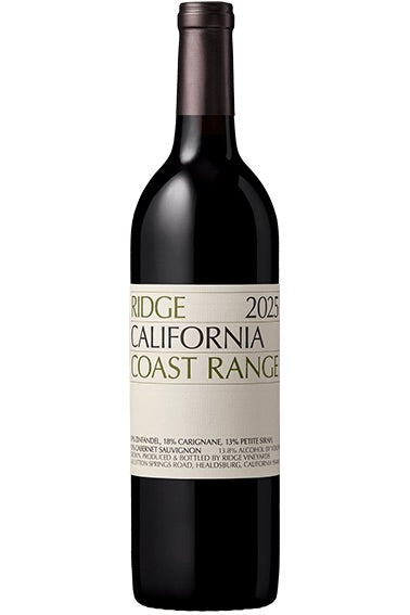 Ridge Vineyards 2025 California Coast Range Red 750ml