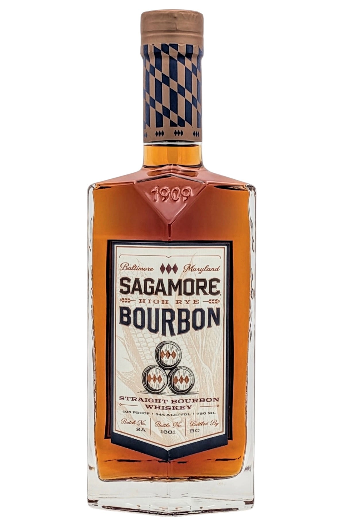 Sagamore Spirit High Rye Bourbon Whiskey 6 Year Reserve Series 750ml