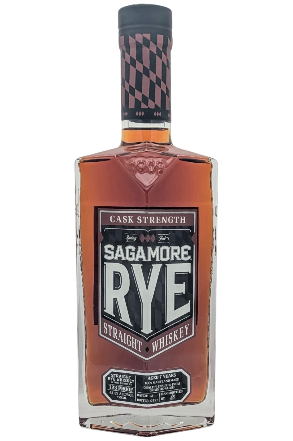 Sagamore Spirits Cask Strength Rye Whiskey (123 Proof)