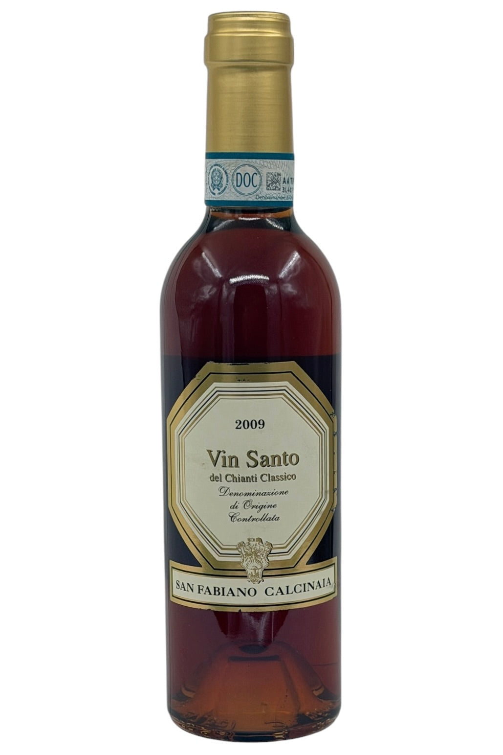 San Fabiano Calcinaia 2009 Vin Santo del Chianti Classico DOCG 375 ml – Traditional Caratelli-Aged Tuscan Dessert Wine