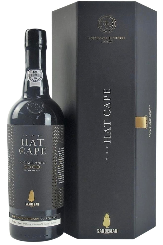 Sandeman Porto The Hat & Cape 225th Anniversary No 6 2000 Vintage Port