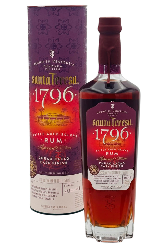 Buy Santa Teresa 1796 Chuao Cacao Cask Finish Rum Limited Edition