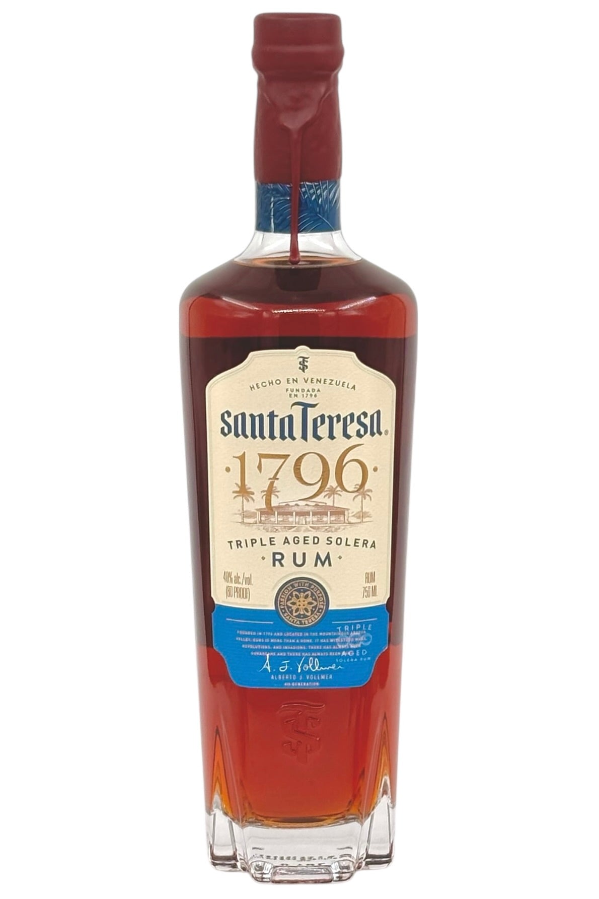 Santa Teresa 1796 Rum Ron Antiguo de Solera Venezuela