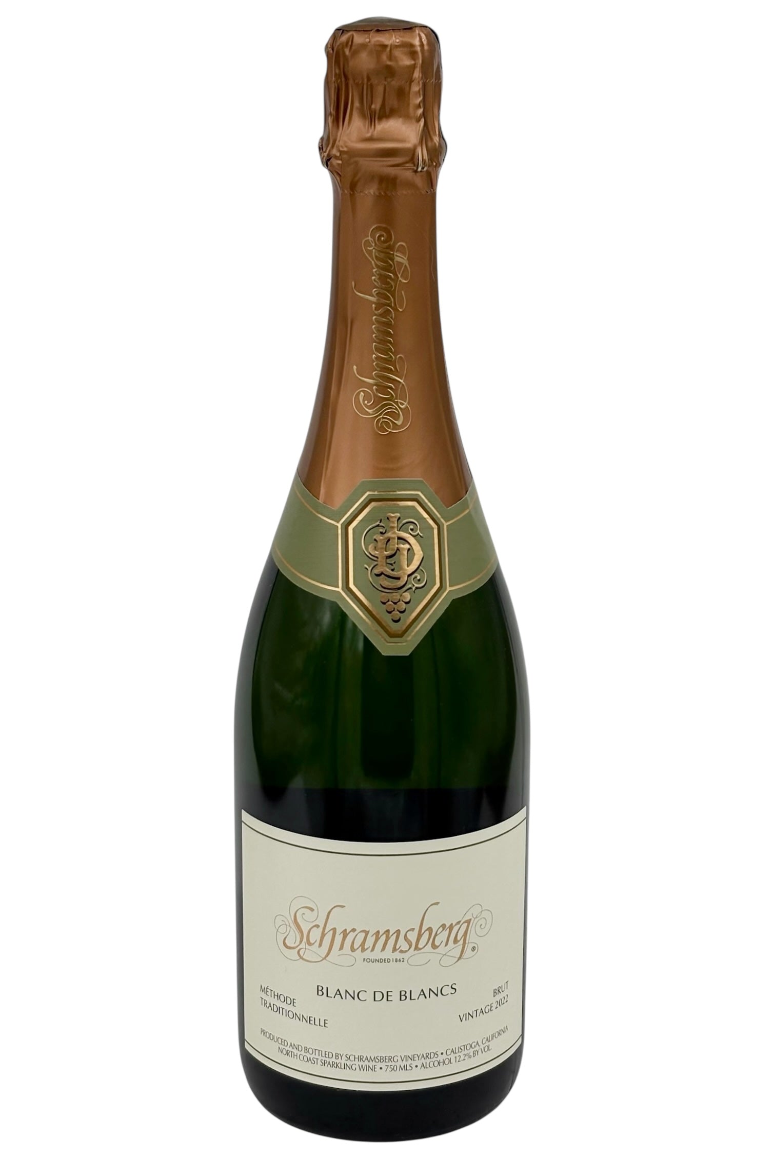 Schramsberg 2022 Brut Blanc de Blanc North Coast Sparkling Wine