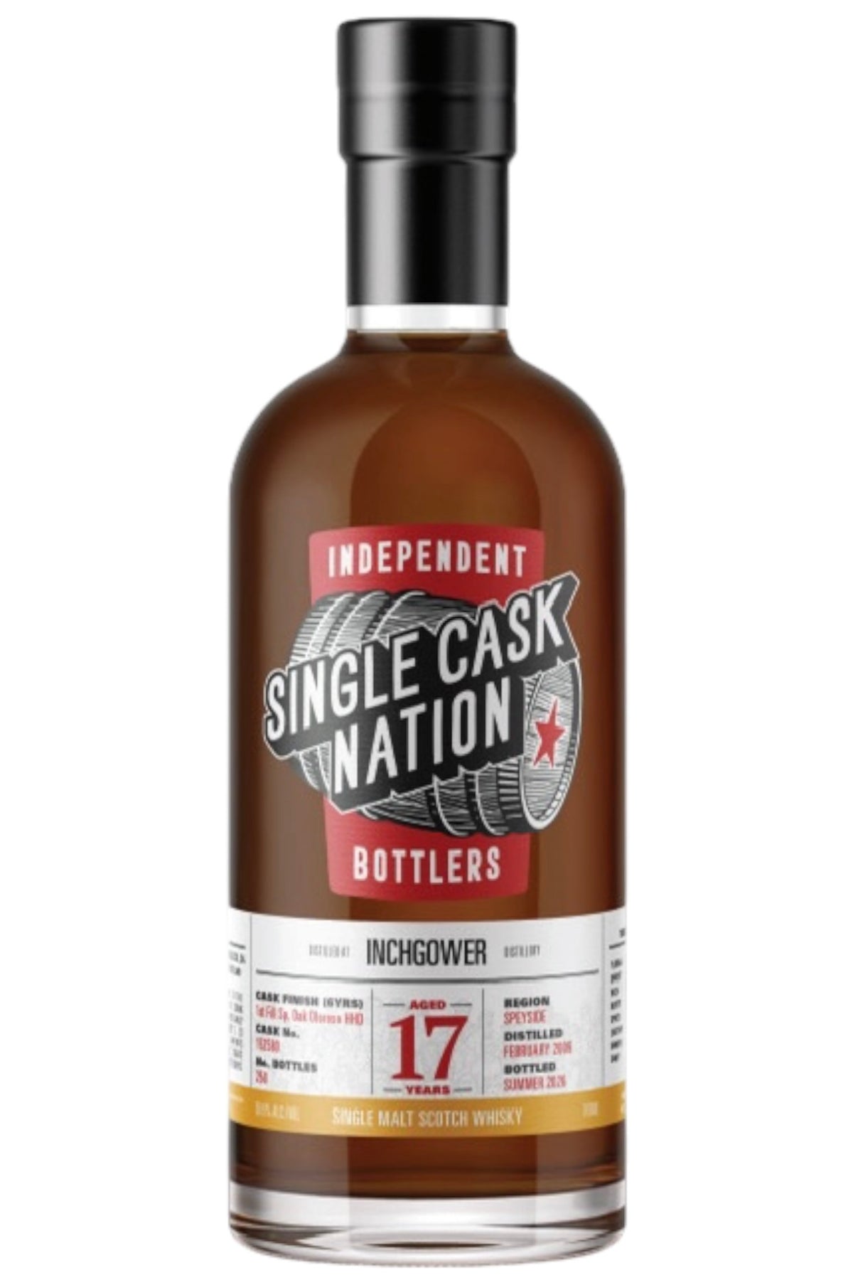 Single Cask Nation Inchgower 2009 17 Year Old Single Malt Scotch Whisky — Cask 152580 700ml