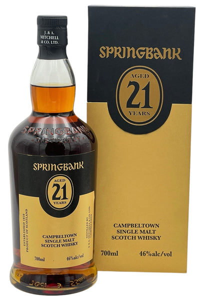 SPRINGBANK 21年 シングルモルトスコッチウイスキー スプリングバンク 21年 スコッチシングルモルトウイスキー 2000年代