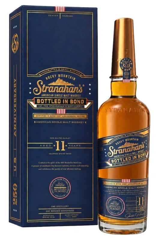 Stranahan's 11 Year Old Bottled-in-Bond American Single Malt Whiskey 750ml