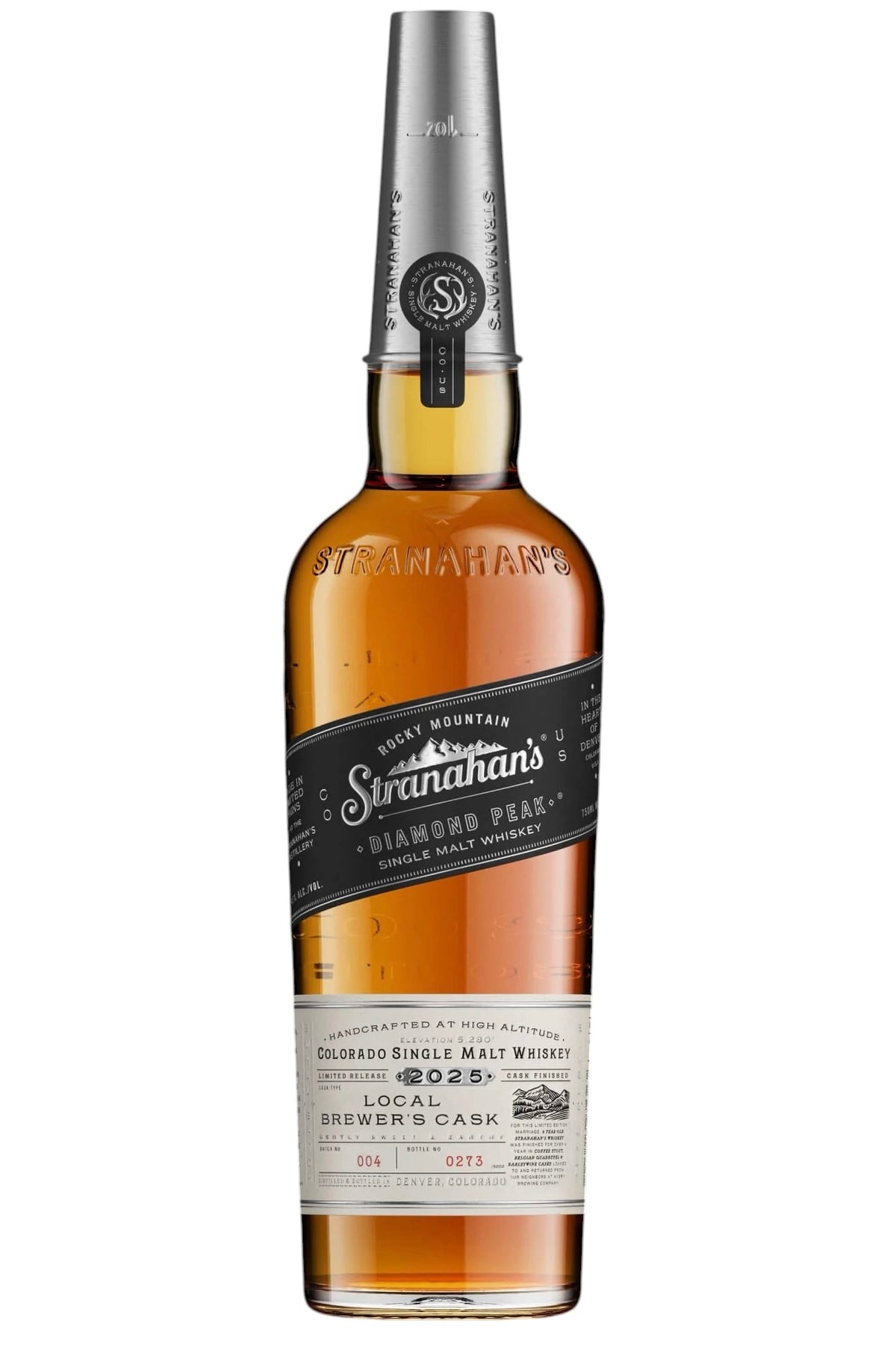 Stranahan's Diamond Peak 2025 “Local Brewer’s Cask” Batch #4 Single Malt Whiskey