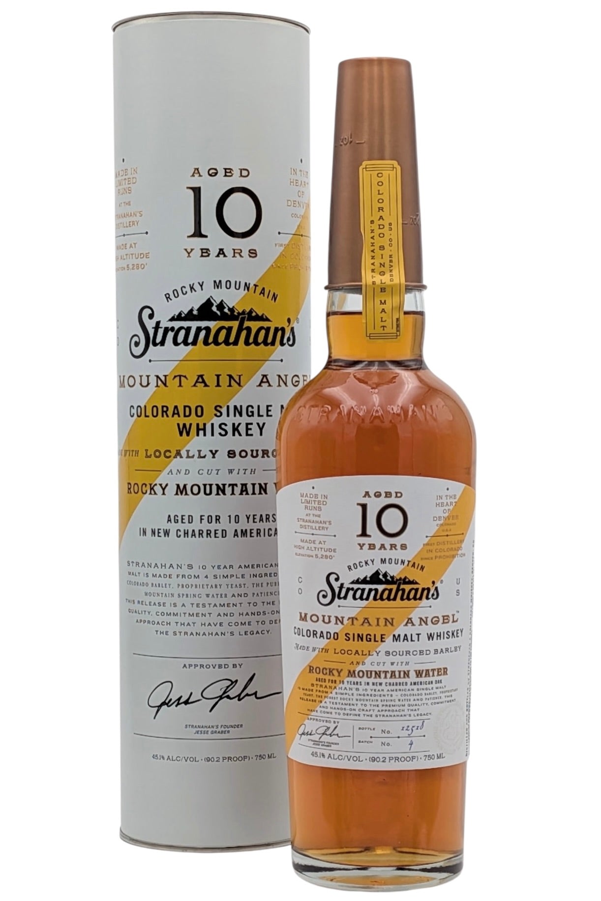 Buy Stranahan's Mountain Angel 10 Year Old Batch 4 Release Single