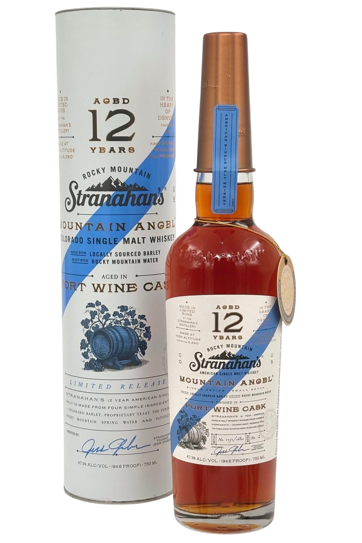 Stranahan's Mountain Angel 12 Year Old Single Malt Whiskey Batch 2