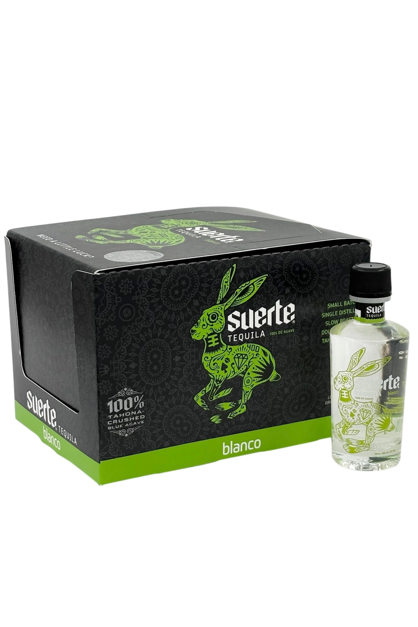 Suerte Blanco Tequila 12 x 50 ml