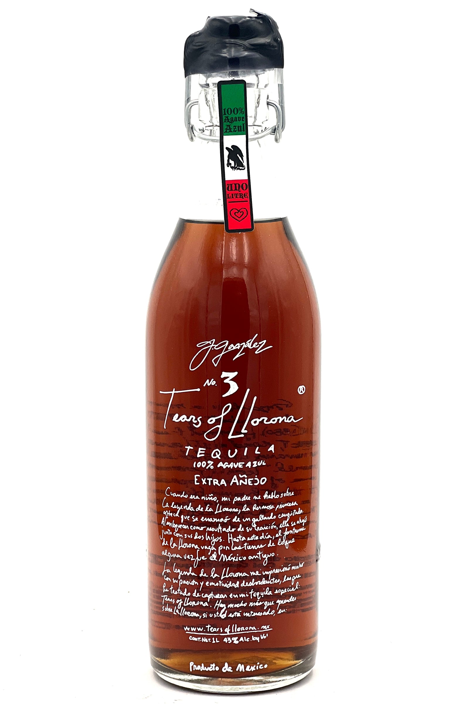 Tears of Llorona Extra Anejo Tequila 1000 ml