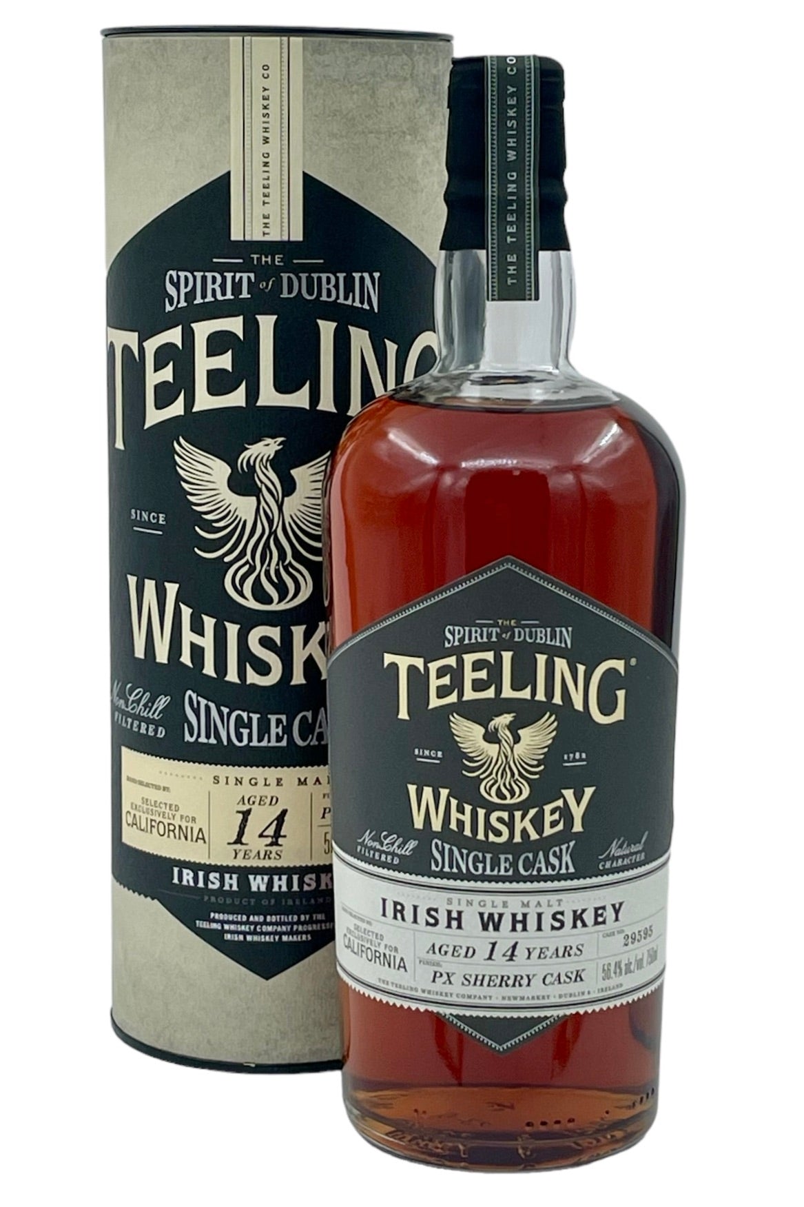 Teeling 14 Year Old "Pedro Ximenez Cask" "California Edition" Single Malt Irish Whiskey