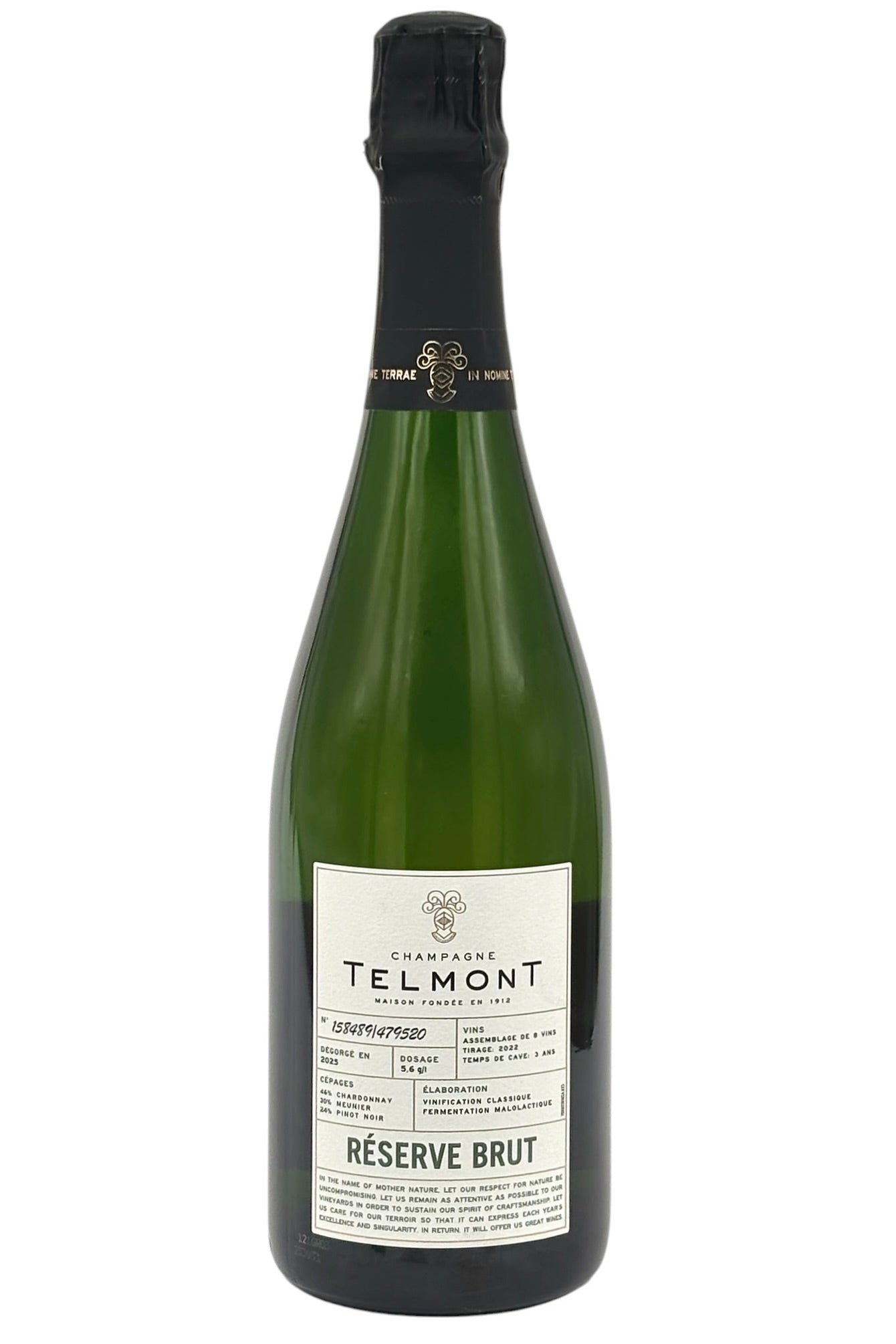Telmont Réserve Brut Champagne – Organic, Sustainable