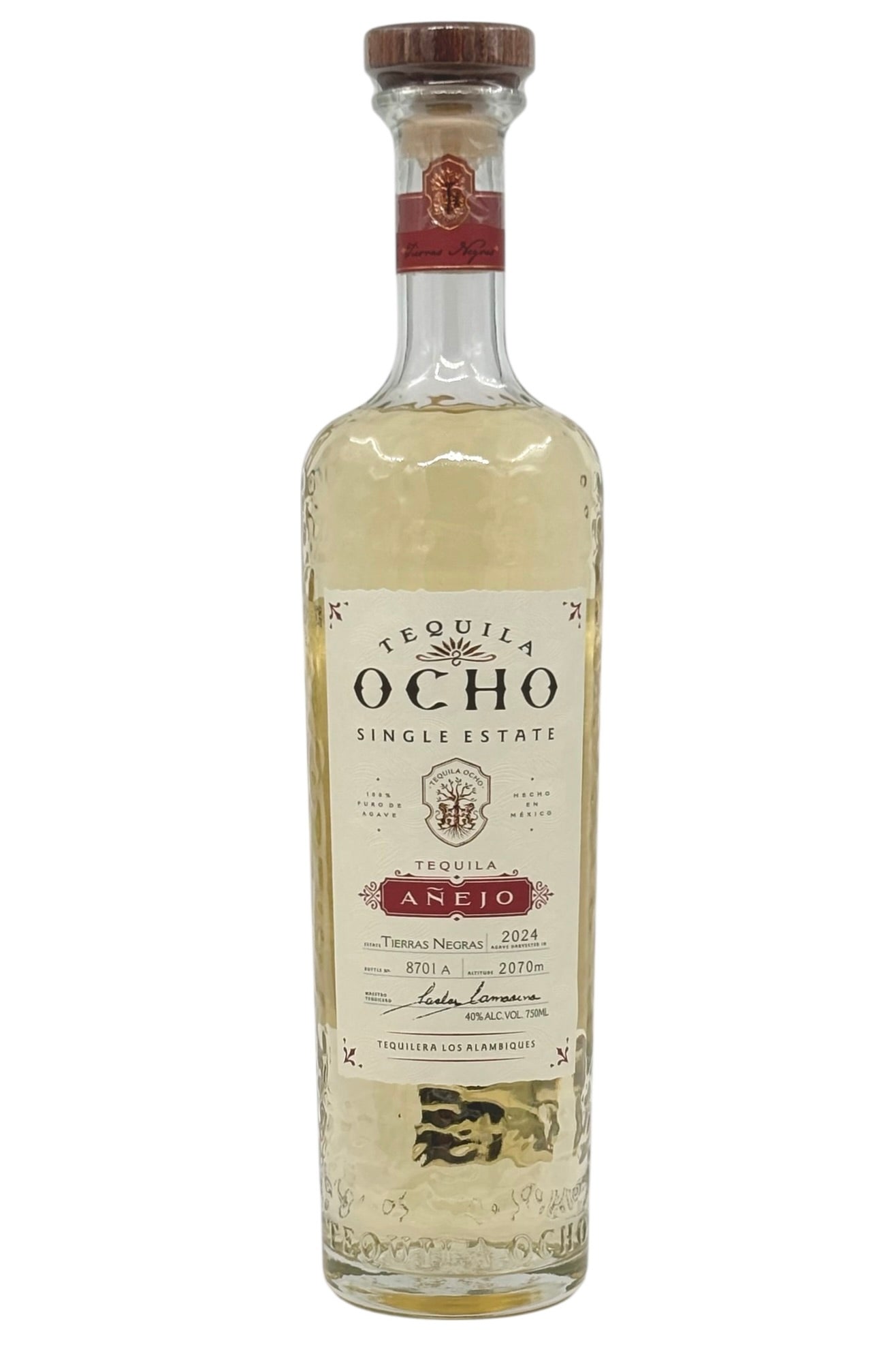 Tequila Ocho Anejo Single Estate 2024 Tierras Negras