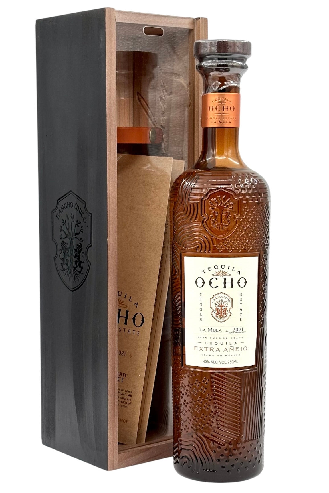 Tequila Ocho Extra Anejo Single Estate 2021 La Mula