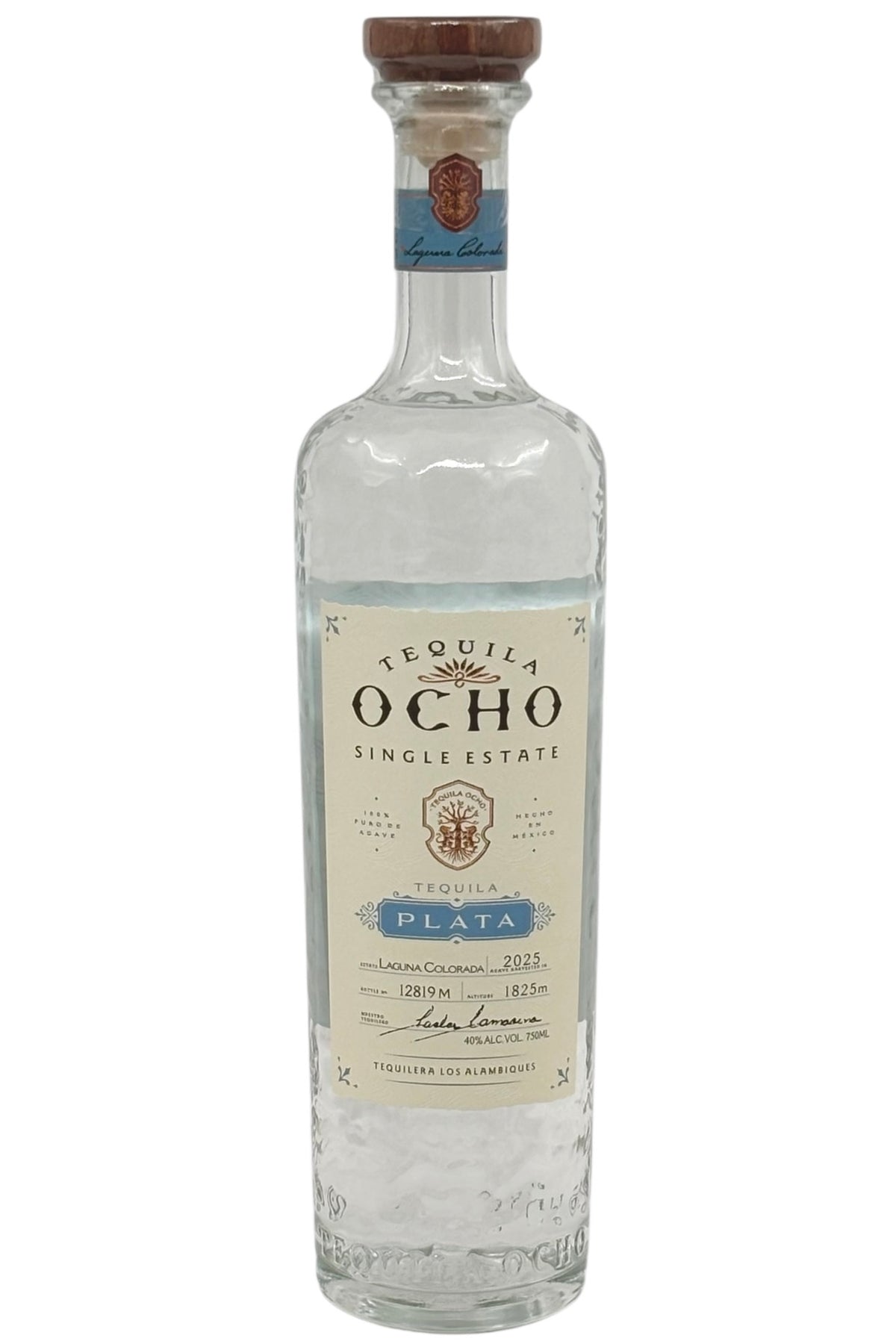 Tequila Ocho Plata Tequila Single Estate 2025 Laguna Colorada
