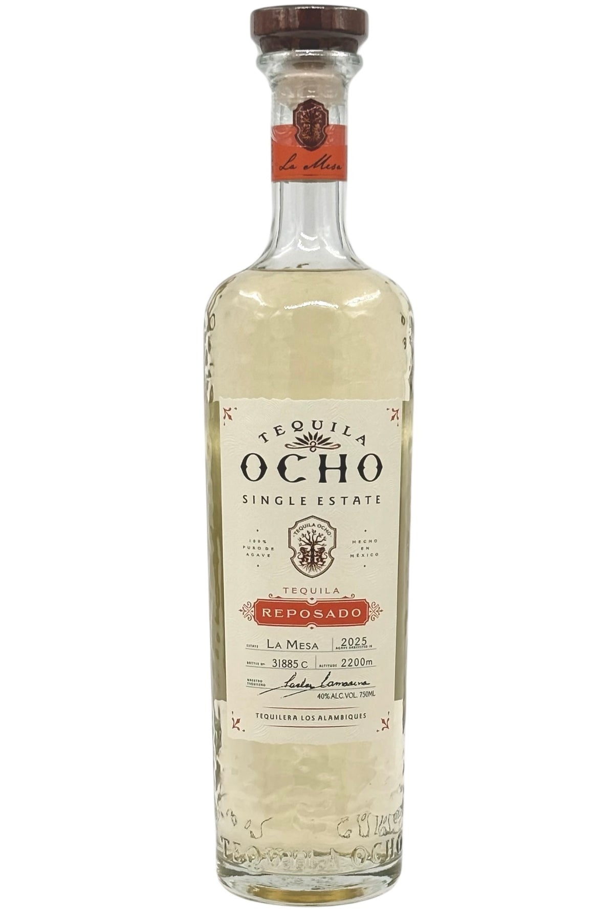 Tequila Ocho Reposado Tequila Single Estate 2025 La Mesa
