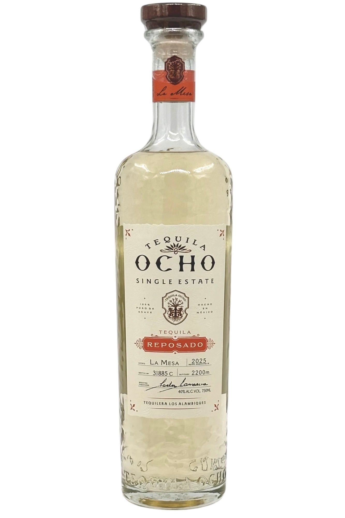 Tequila Ocho Reposado Tequila Single Estate 2025 La Mesa