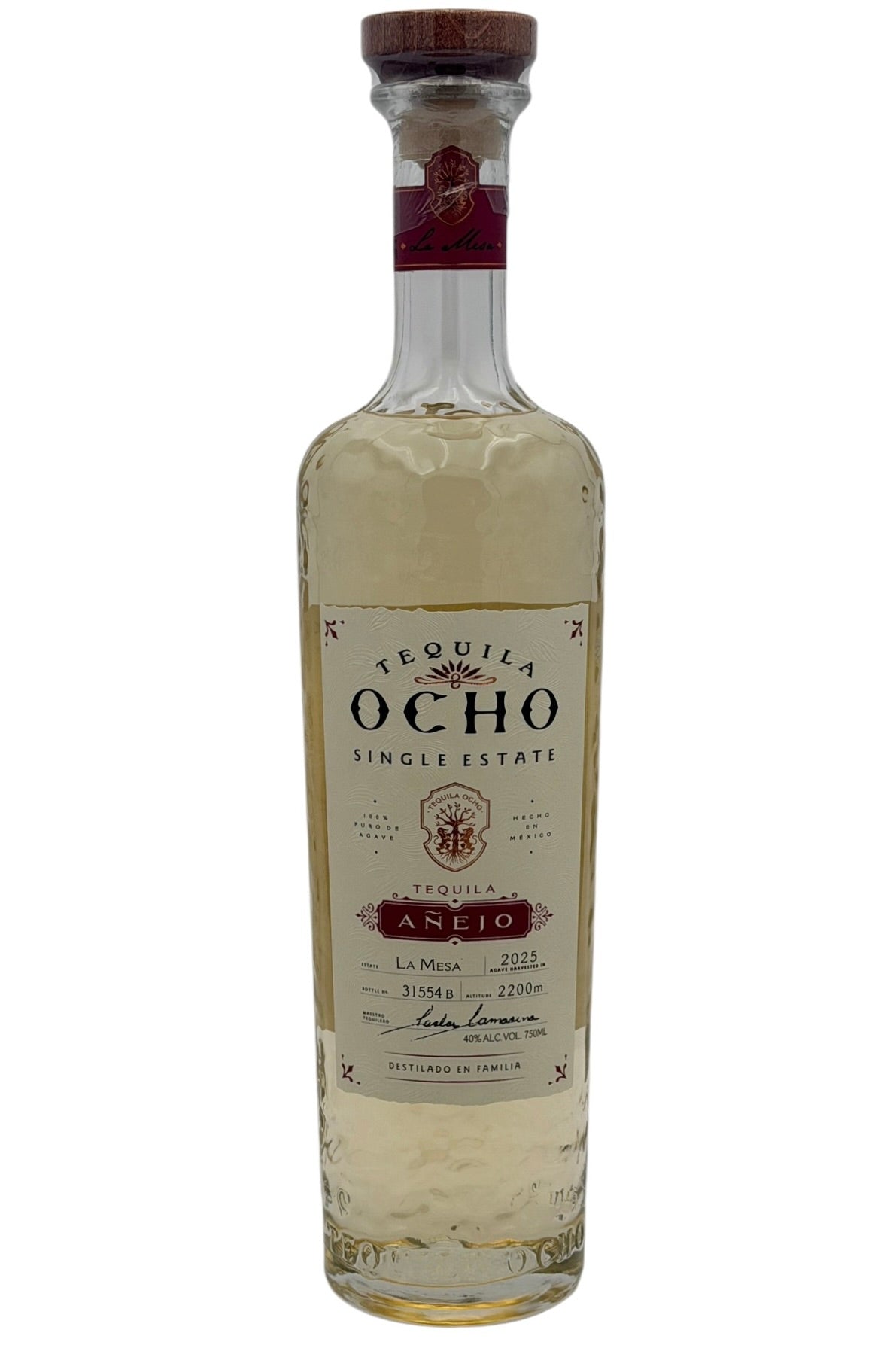 Tequila Ocho Single Estate Añejo La Mesa 2025 750ml
