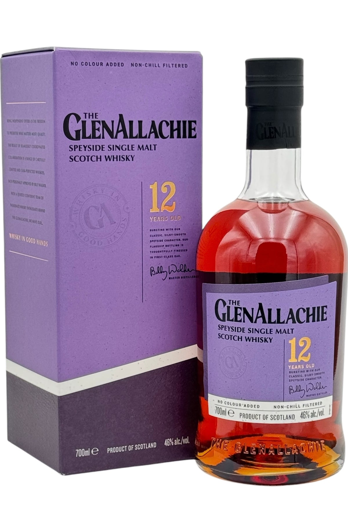 The GlenAllachie 12 Year Old Speyside Single Malt Scotch Whisky 700ml