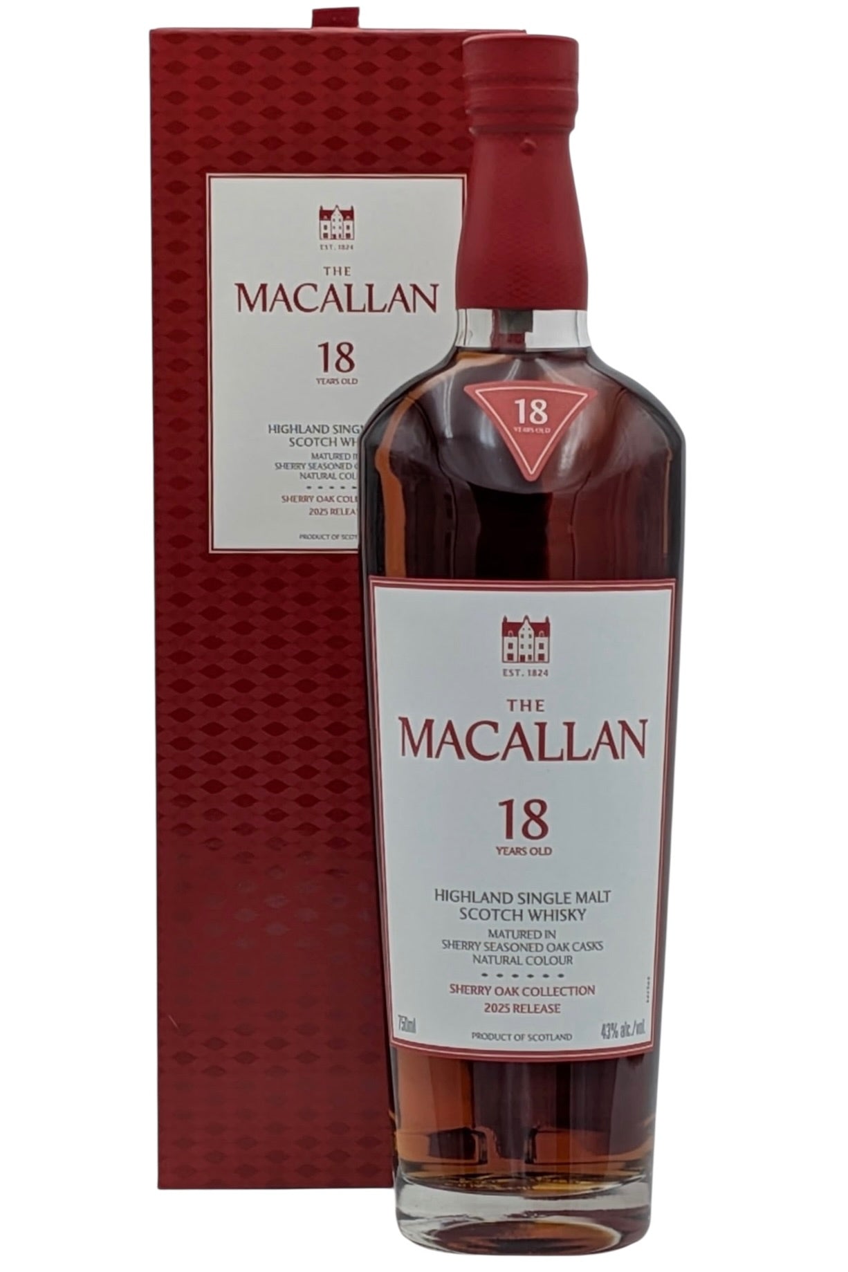 ウイスキー THE MACALLAN 18 Year Old 700ml Buy The Macallan 18 Year Old Sherry Oak Cask Scotch Whisky 2025